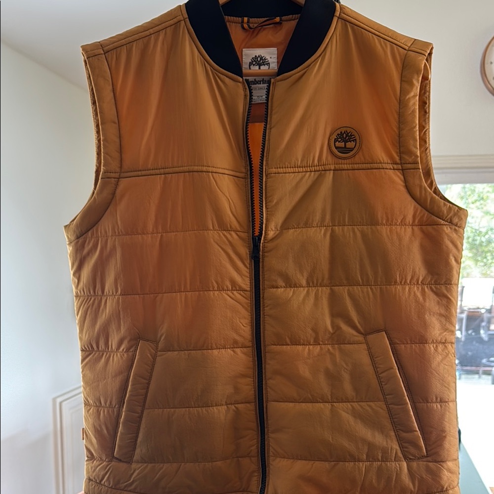 Timberland Men's Tan Puffer Vest
